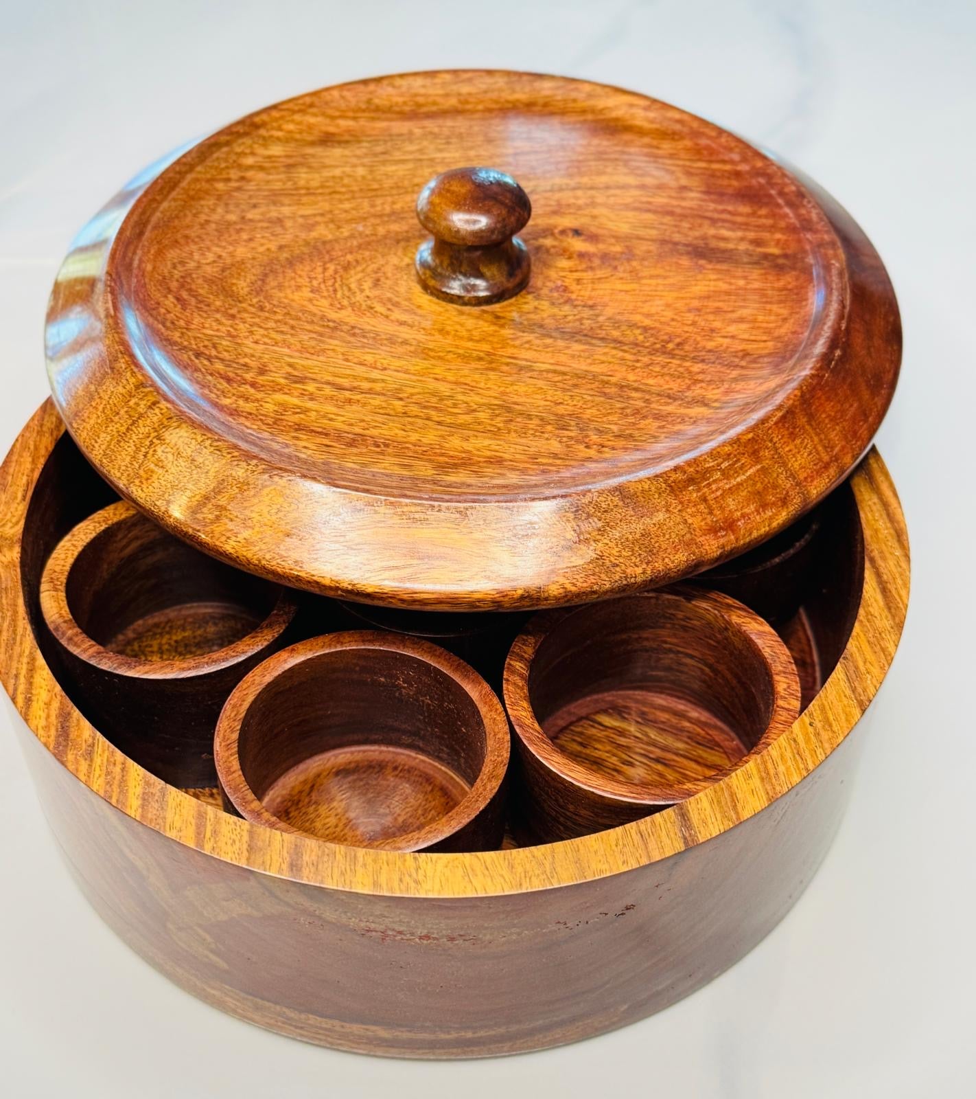 Wooden Spice Container