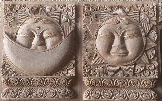 Sun & Moon Carving